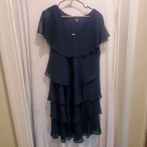 Layered Navy Dress